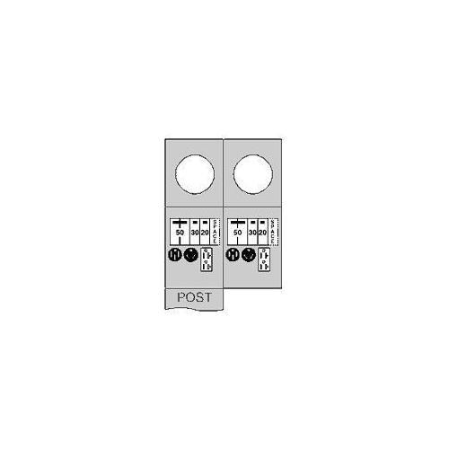 Midwest® M075CB6010 Metered Power Outlet Pedestals