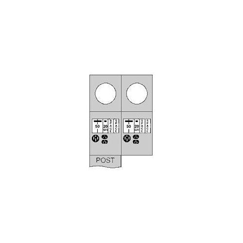 Midwest® M355GB6 Metered Power Outlet Pedestals