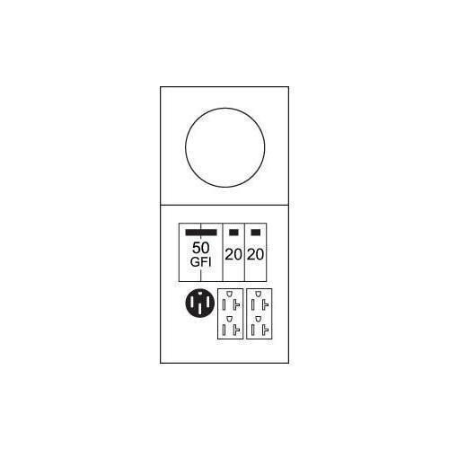 Midwest® M076C033 Metered Power Outlet Panels