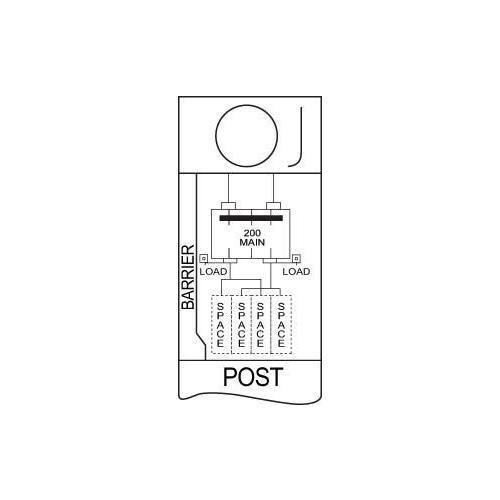 Midwest® R281C1B6H034 Metered Power Outlet Pedestals