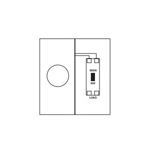 Midwest® RS250CGP Meter Socket Circuit Breaker Combination