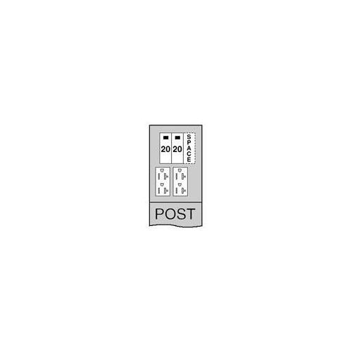 Midwest® U011CP6010 Unmetered Power Outlet Pedestals