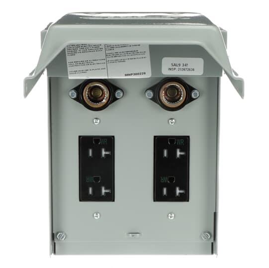 Midwest® U011F Unmetered Power Outlet Panels