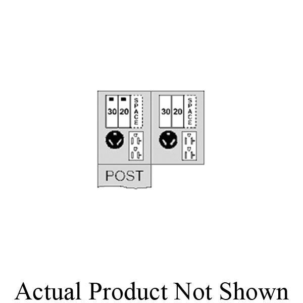 Midwest® U041CB4010 Unmetered Power Outlet Pedestals
