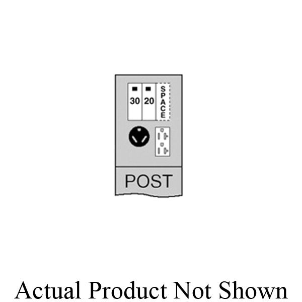 Midwest® U041CP4031 Unmetered Power Outlet Pedestals