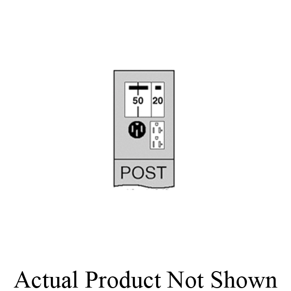 Midwest® U055CP4010 Unmetered Power Outlet Pedestals