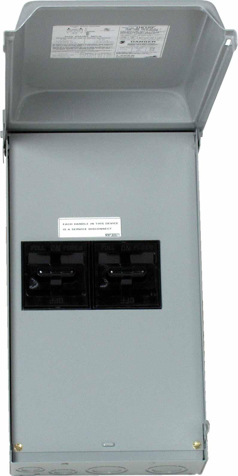 Midwest® U610F Air-Conditioner Disconnects