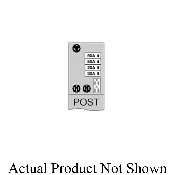 Midwest® U775CP4010 Unmetered Power Outlet Pedestals