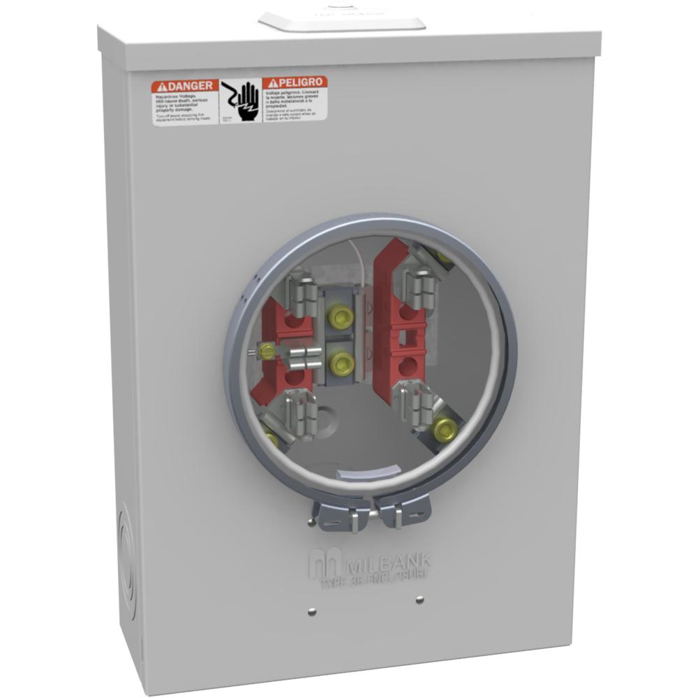 Milbank® U4518-XL-TG-5TW Meter Sockets - Single Position