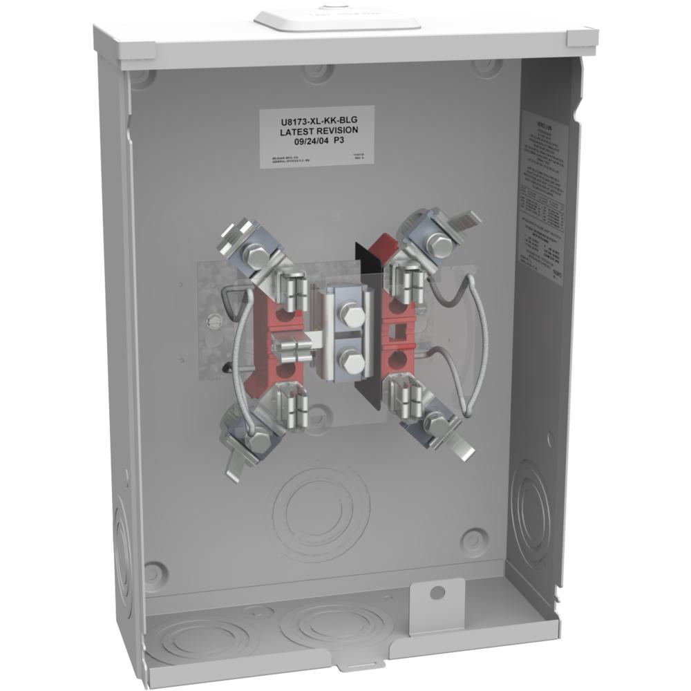 Milbank® U8173-XL-KK-BLG Meter Sockets - Single Position