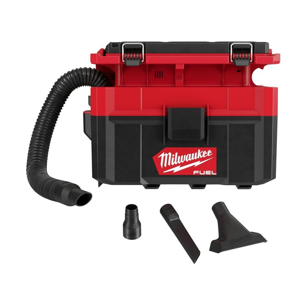 Milwaukee® 0970-20 M18™ FUEL™ PACKOUT™ Cordless Handheld Wet/Dry Vacuum Kit, 12 A, 2.5 gal Tank, 18 V, Polycarbonate Housing