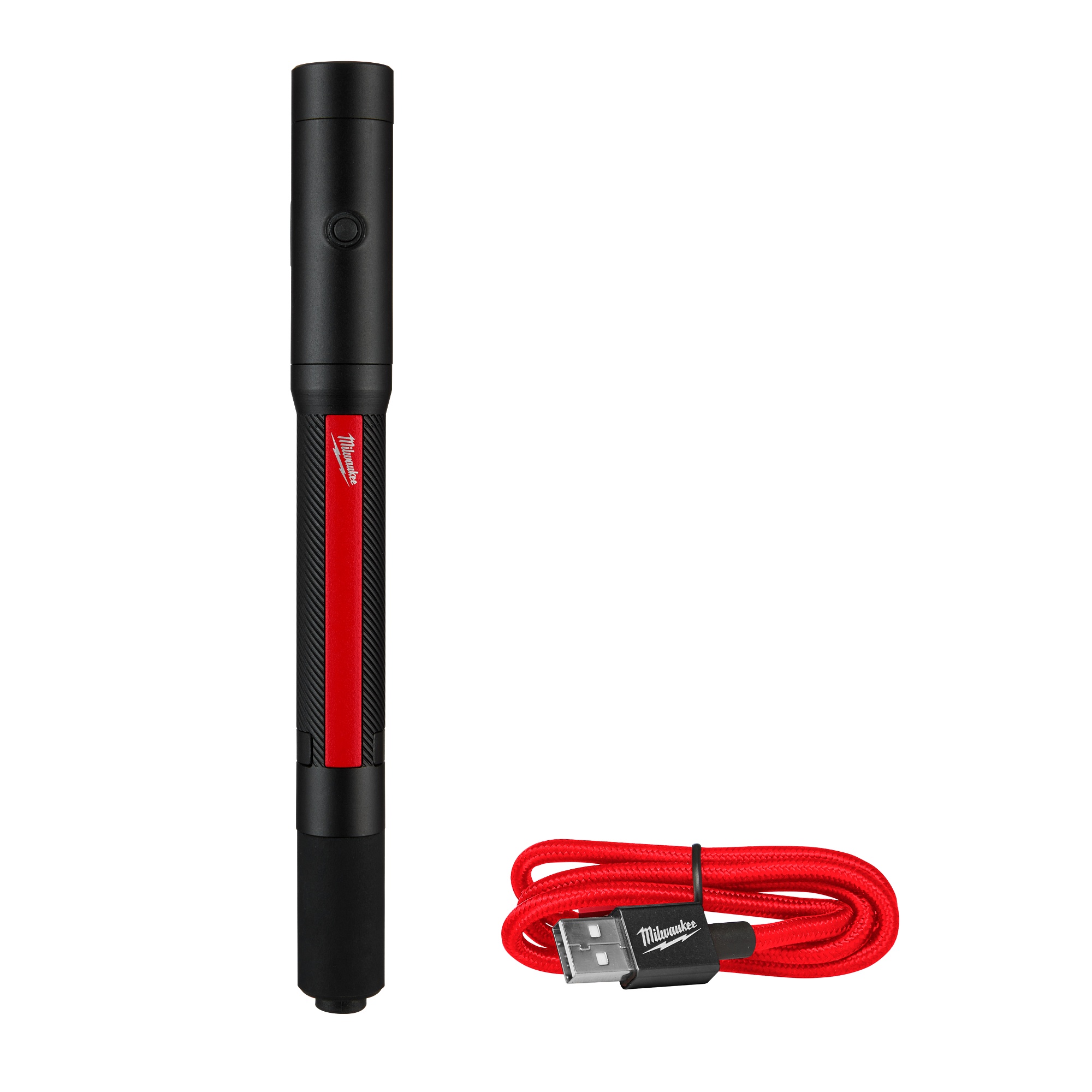Milwaukee® 2010R Cordless Rechargeable Penlight With Laser, LED Bulb, Aluminum Housing, 250 Lumens