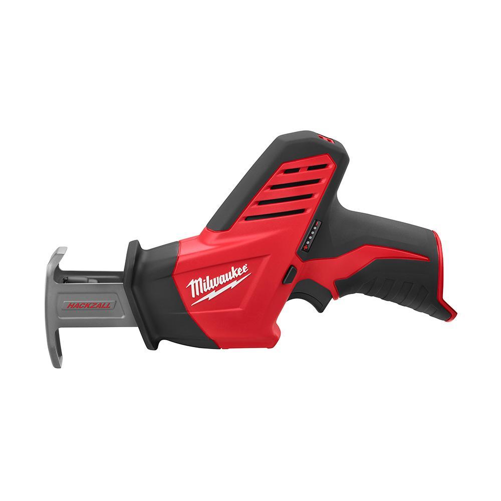 Milwaukee® HACKZALL® 2420-20 Anti-Vibration Fixed Shoe Cordless Reciprocating Saw, 1/2 in L Stroke, 0 to 3000 spm, Straight Stroke, 12 V DC, 11 in OAL