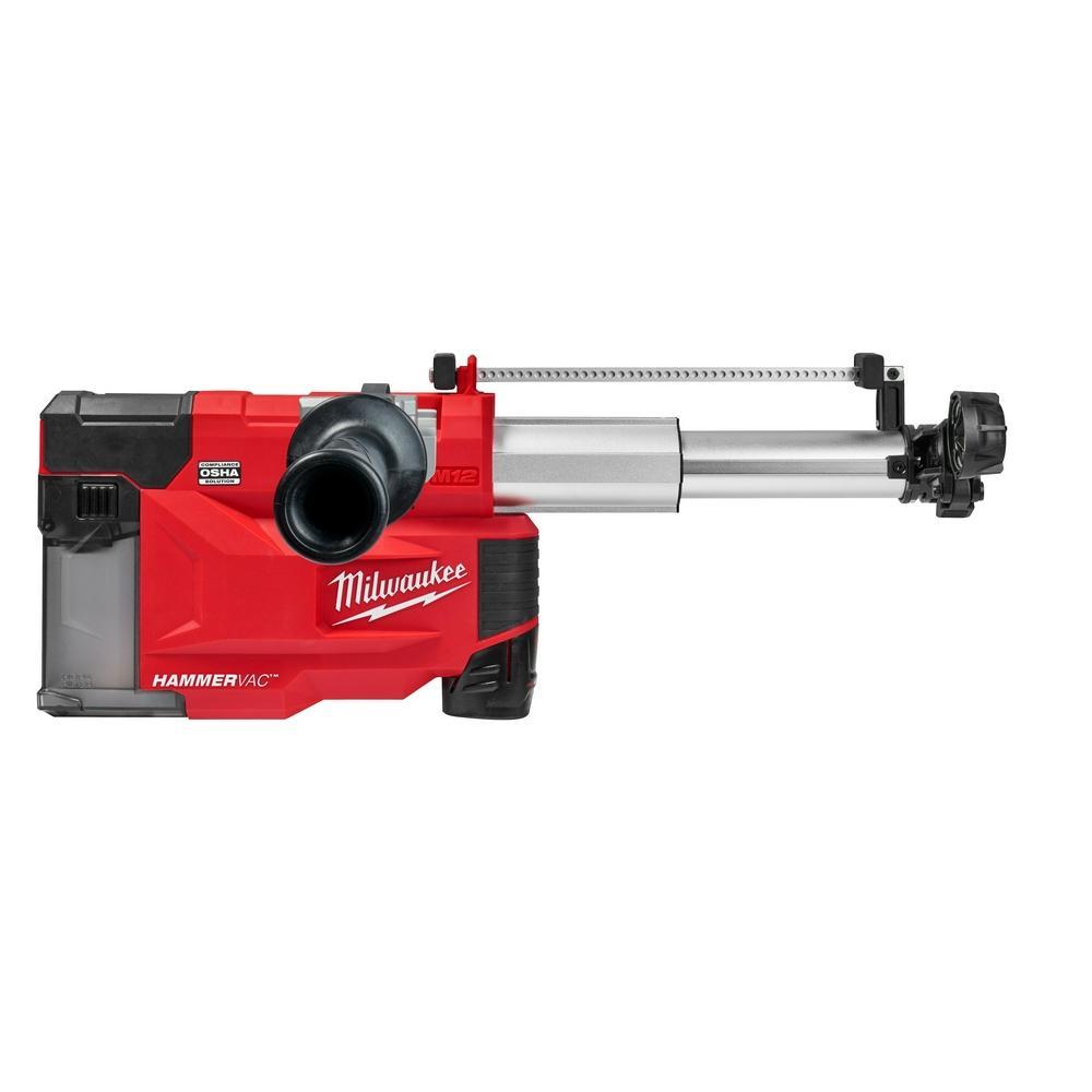 Milwaukee® 2509-22 M12™ HAMMERVAC™ Adjustable Cordless Handheld Universal Dust Extractor, 12 V, Plastic Housing