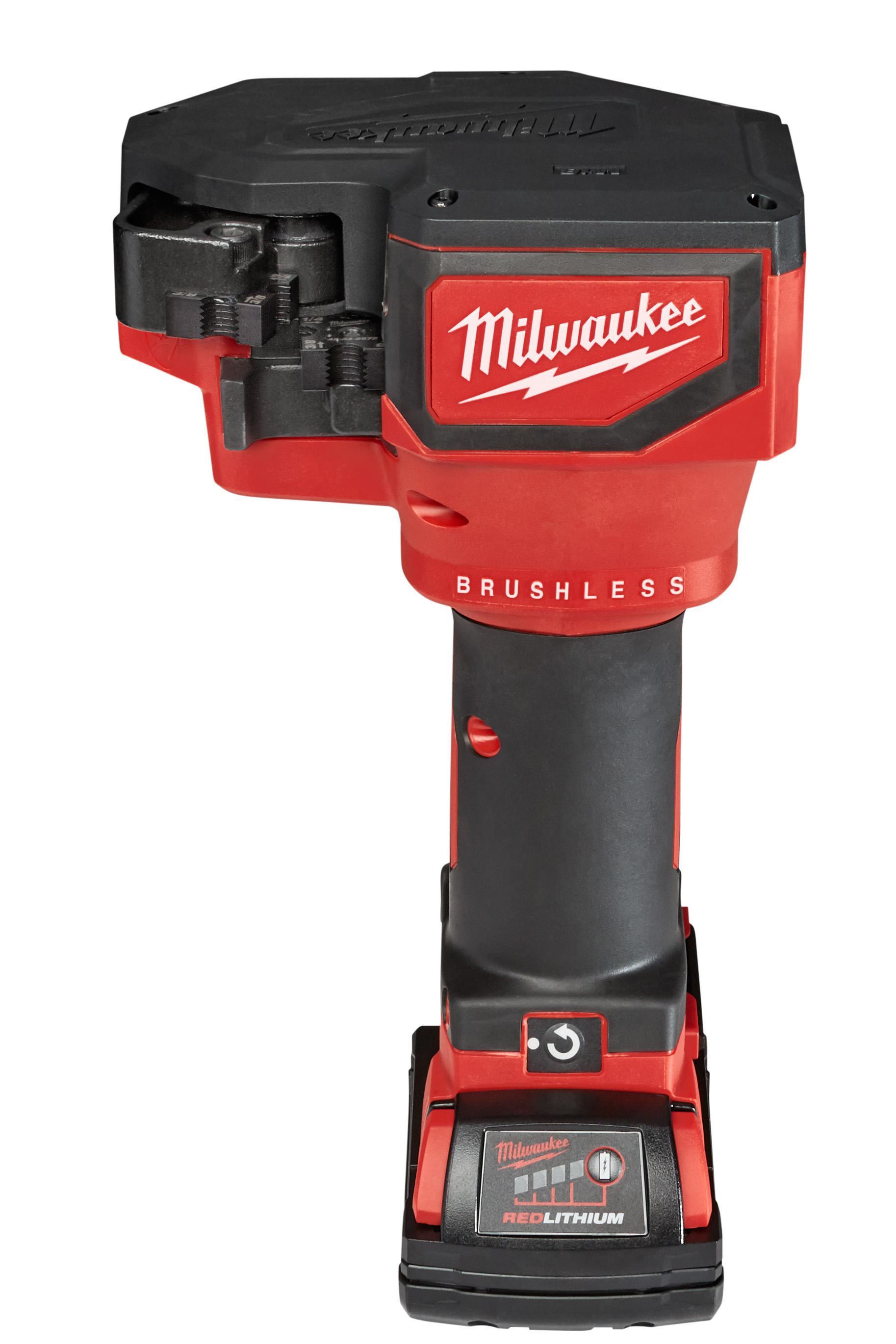 Milwaukee® M18™ 2872-21 Brushless Threaded Cordless Rod Cutter Kit, 18 V DC, 2 Ah Li-Ion Battery