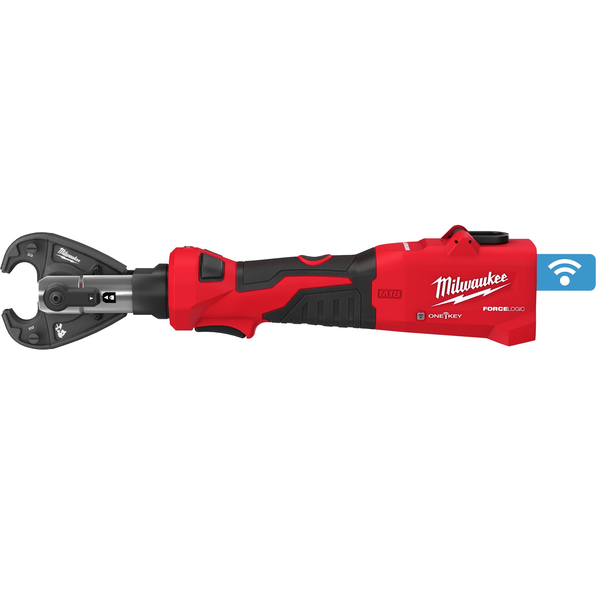 Milwaukee® 2978-20O M18™ FORCE LOGIC™ Cordless Crimper, Bare Tool, 18 V DC, Li-Ion Battery, 19.9 in OAL