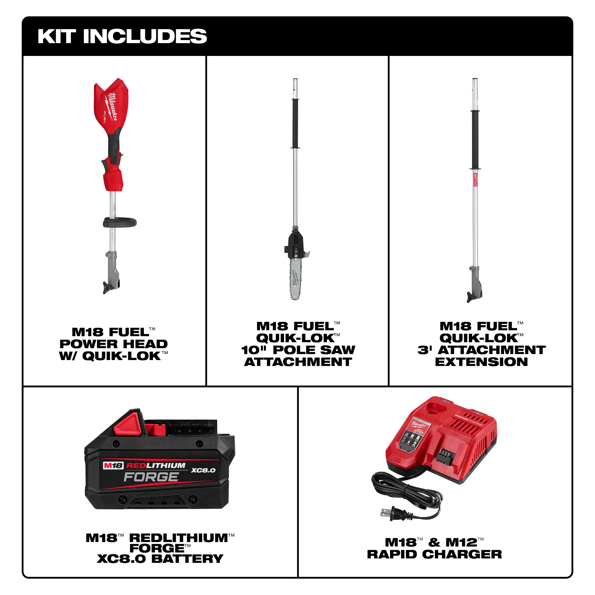 Milwaukee® 3016-21PS Tree Pruners & Pole Saws