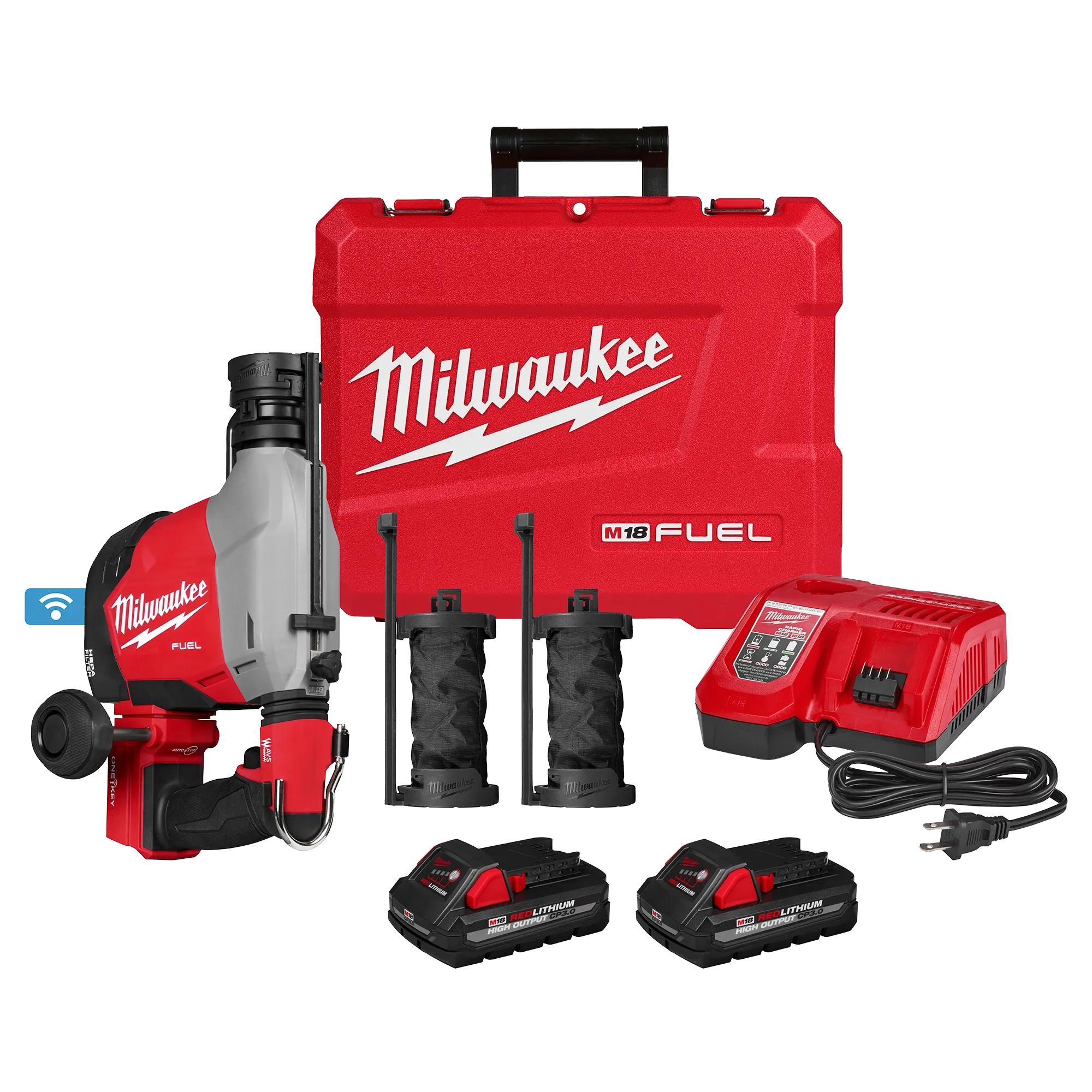 Milwaukee® 3311-22 M18 FUEL™ Rotary Hammer, 5/8 in Chuck SDS Plus Chuck, 18 V, Li-Ion Battery
