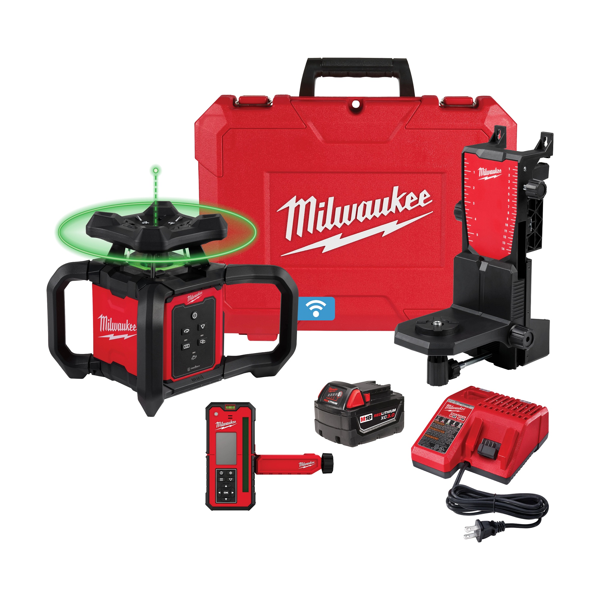 Milwaukee® 3702-21 Rotary & Straight Line Laser Levels