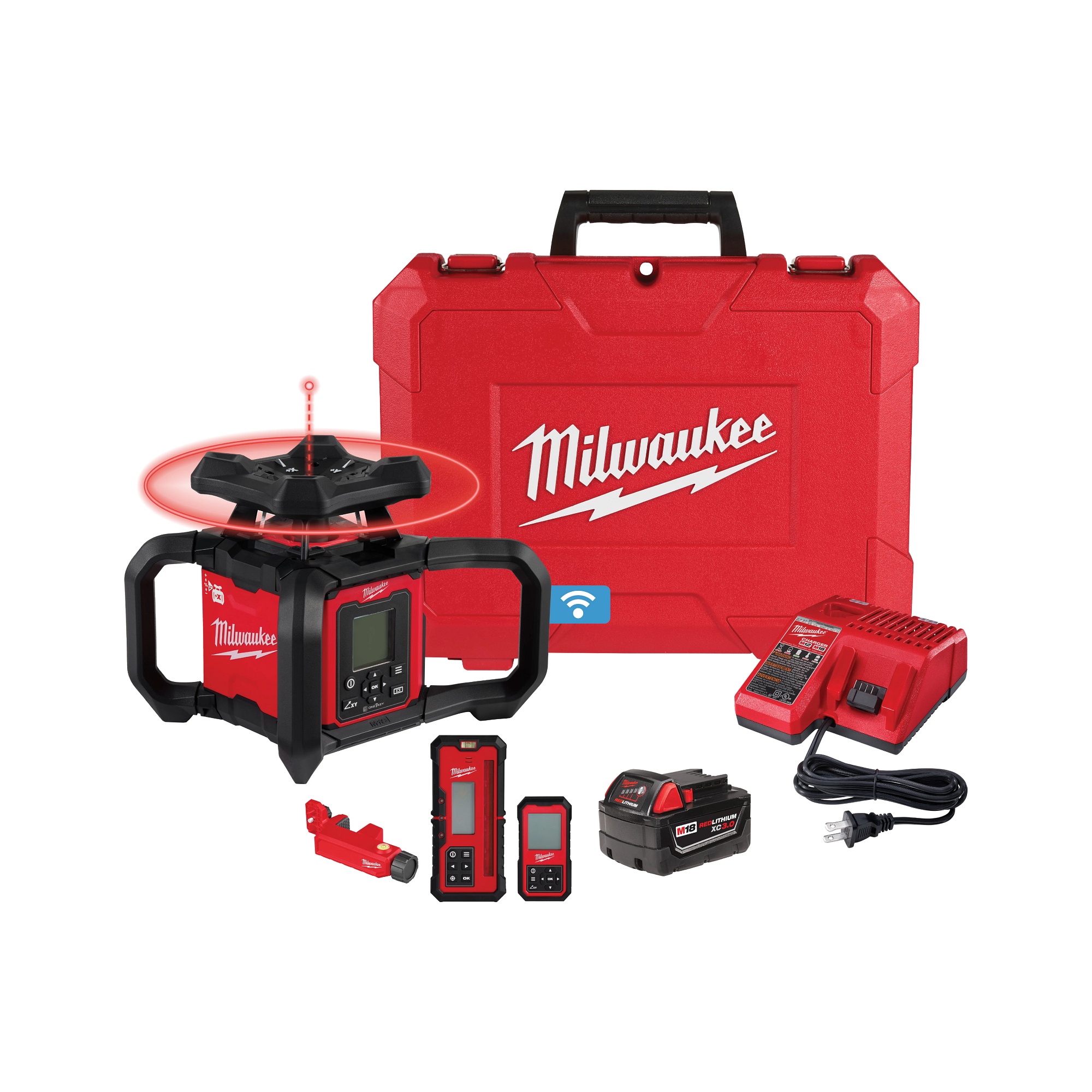 Milwaukee® 3704-21 Rotary & Straight Line Laser Levels