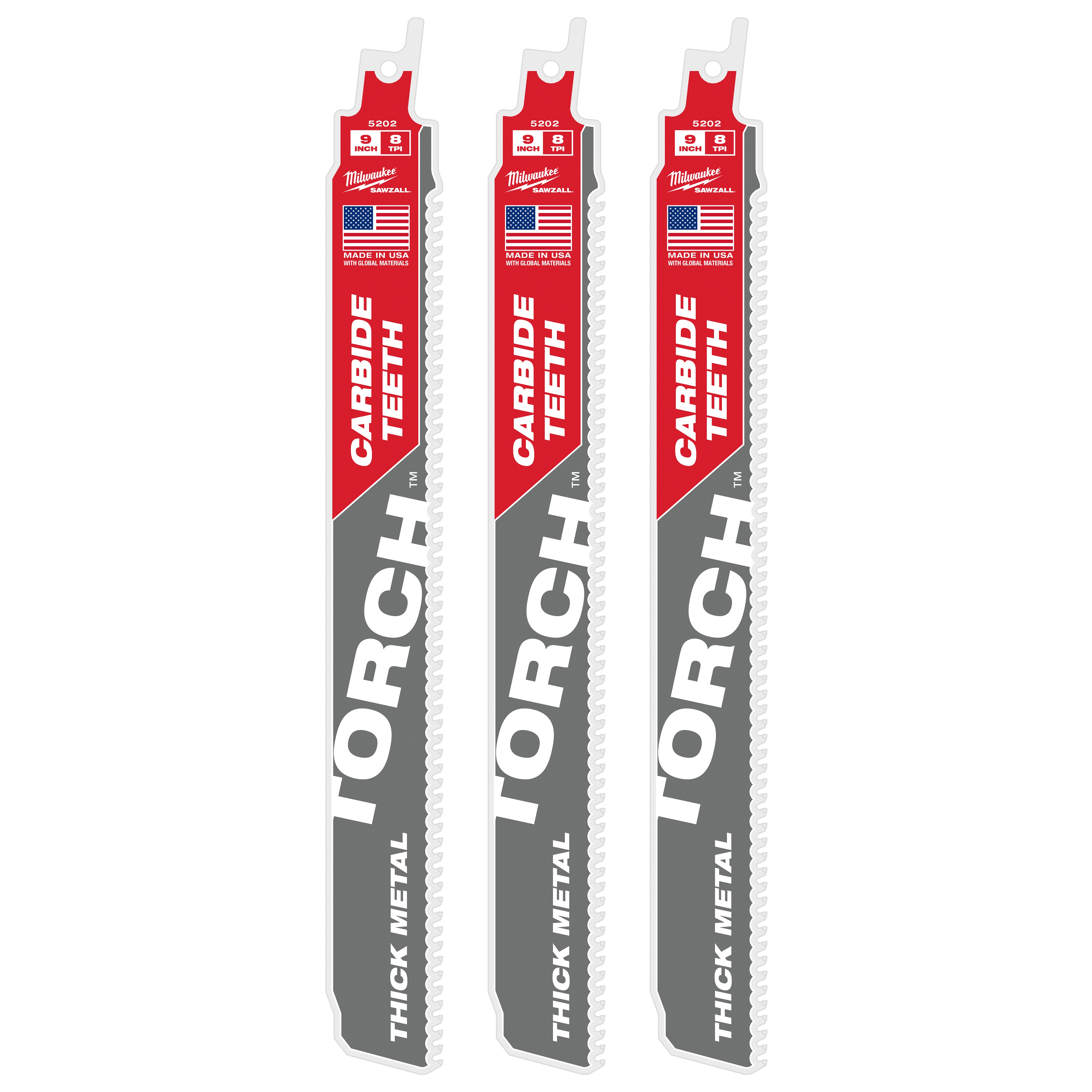 Milwaukee® 48-00-5202 Reciprocating Saw Blades