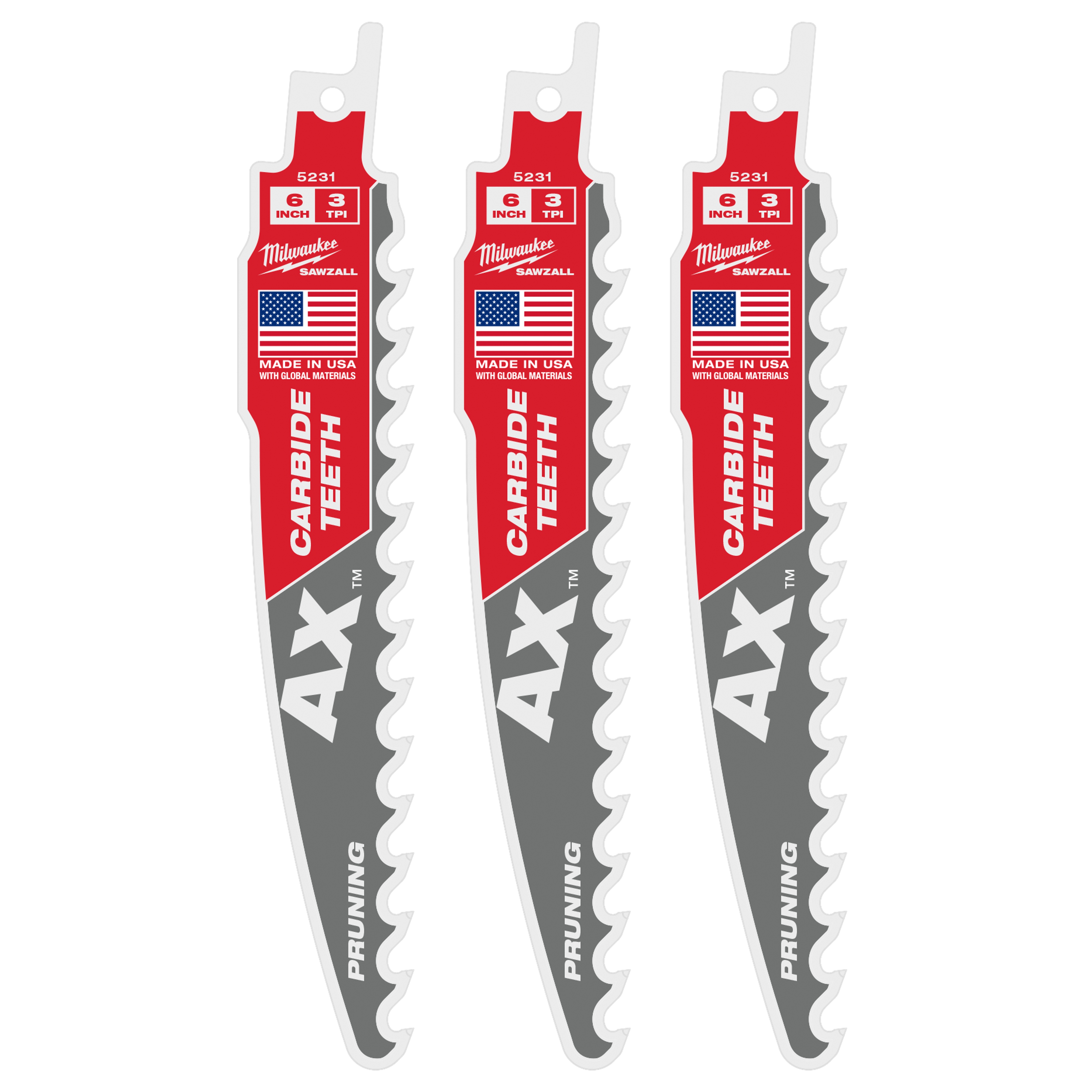 Milwaukee® 48-00-5331 Reciprocating Saw Blades