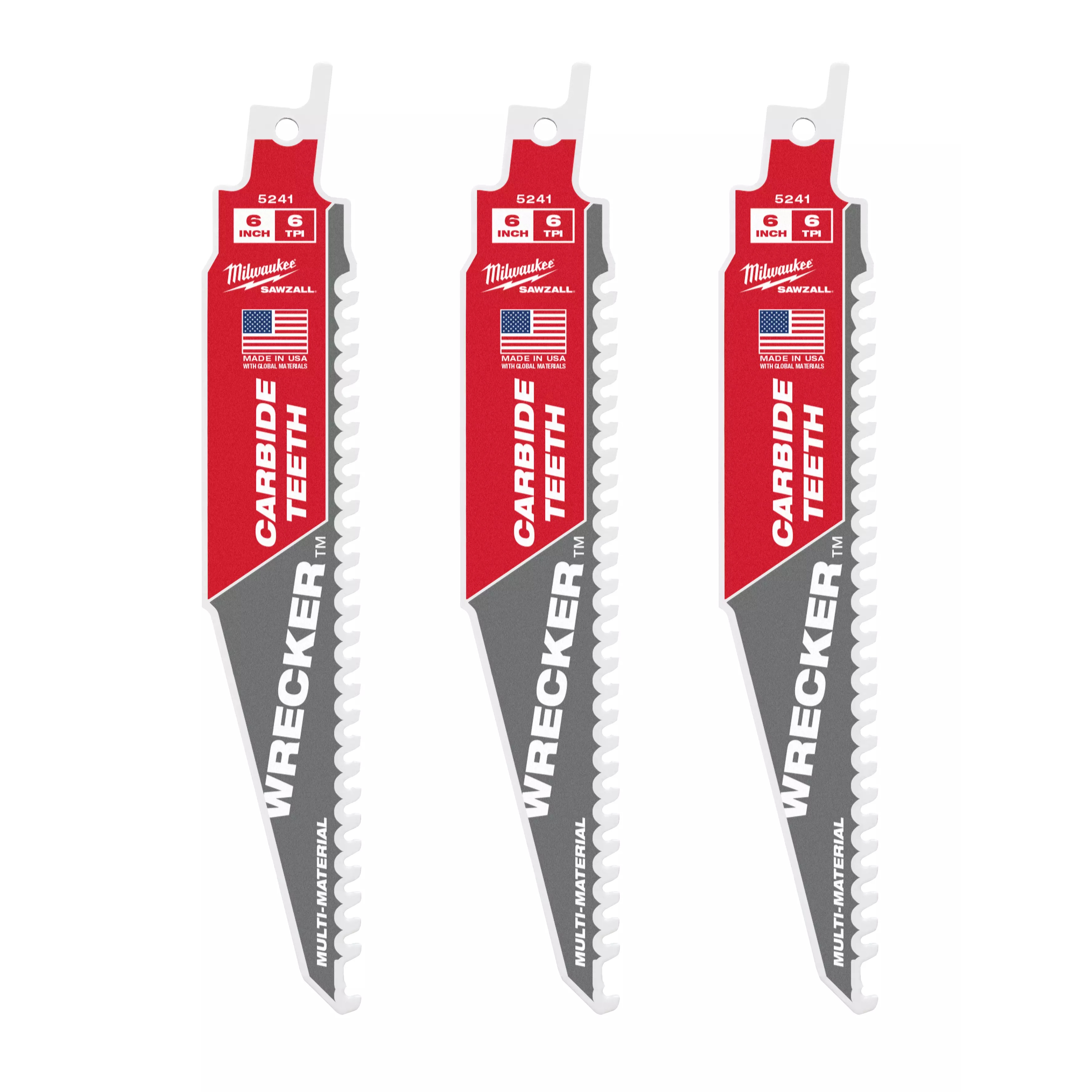 Milwaukee® 48-00-5341 Reciprocating Saw Blades
