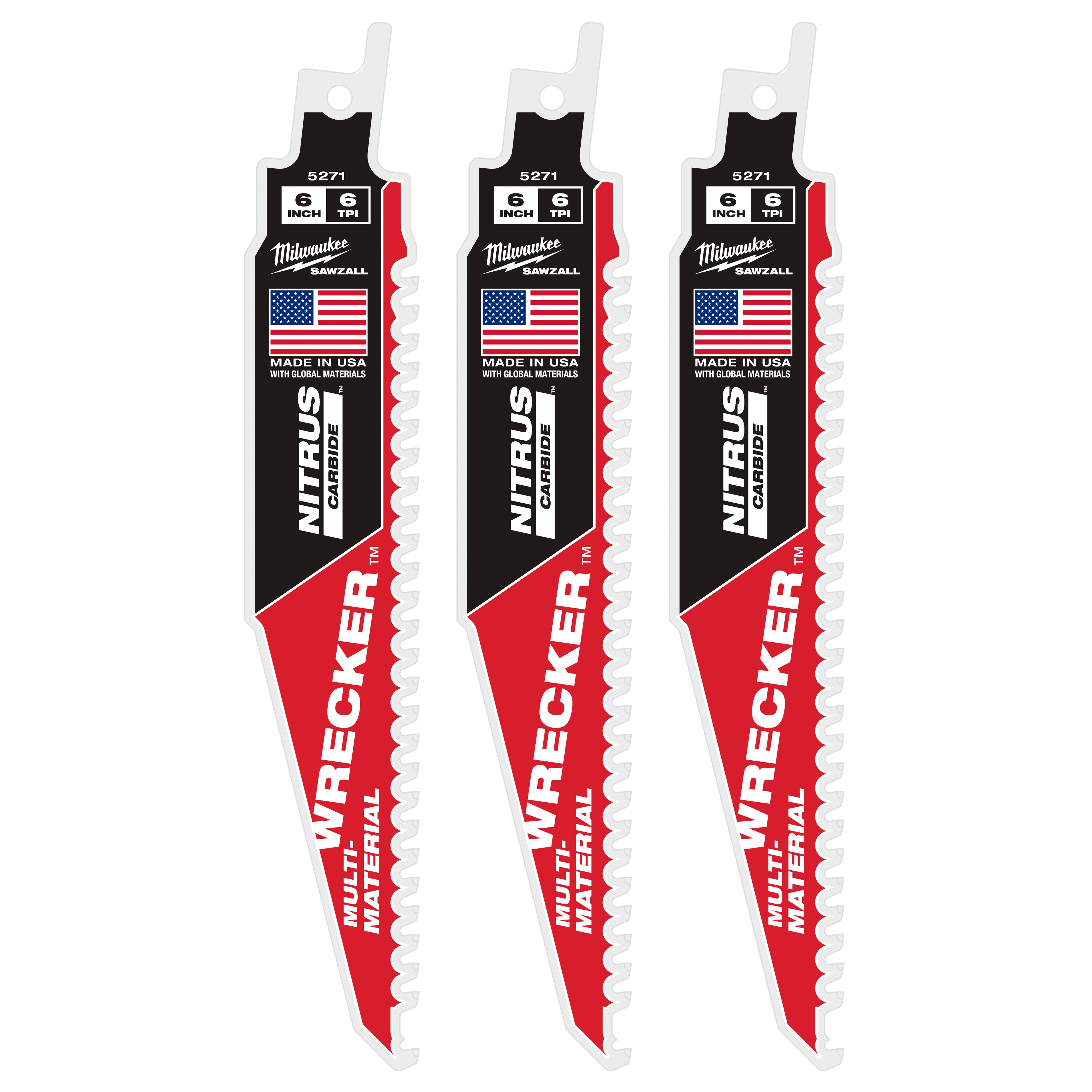 Milwaukee® 48-00-5371 Reciprocating Saw Blades