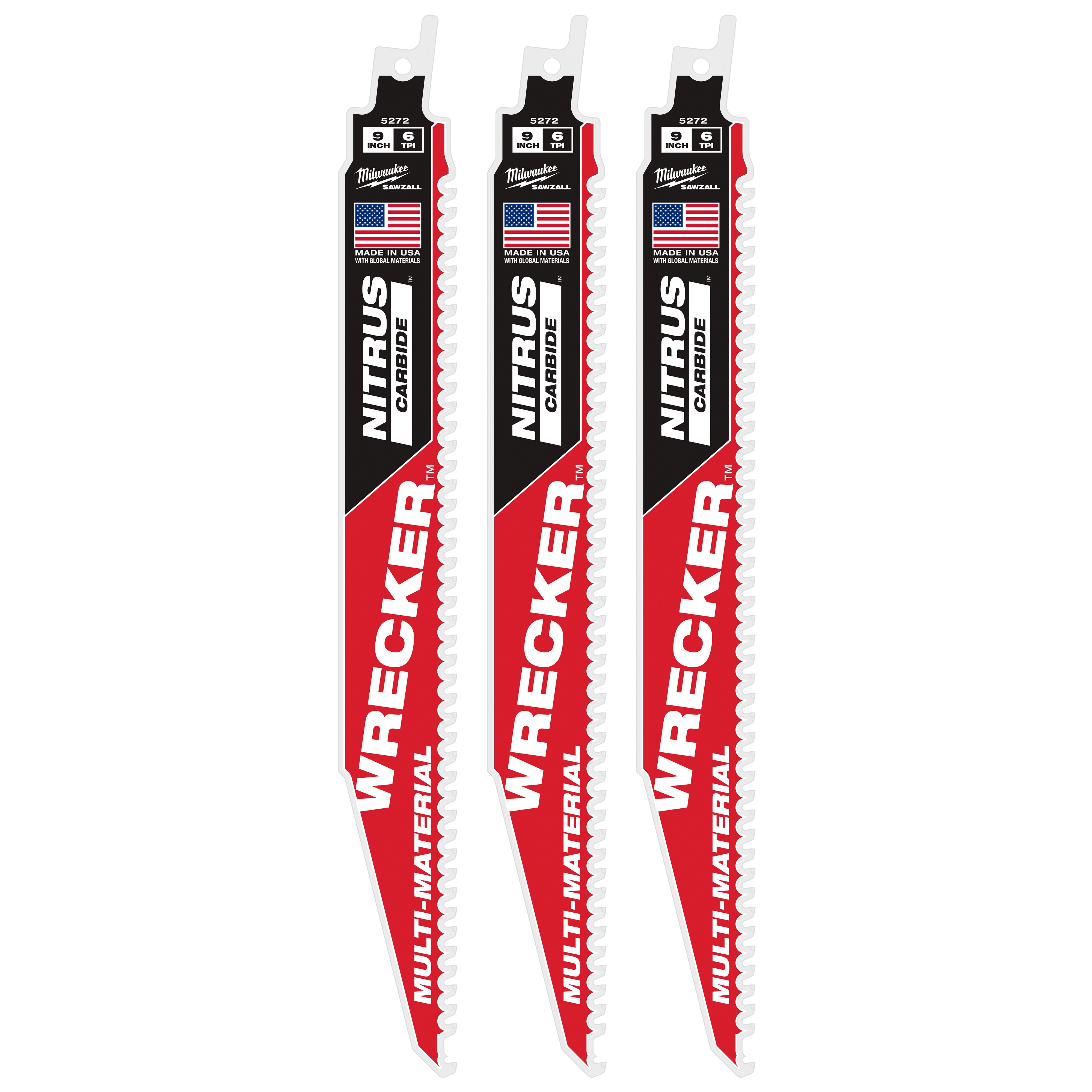 Milwaukee® 48-00-5372 Reciprocating Saw Blades