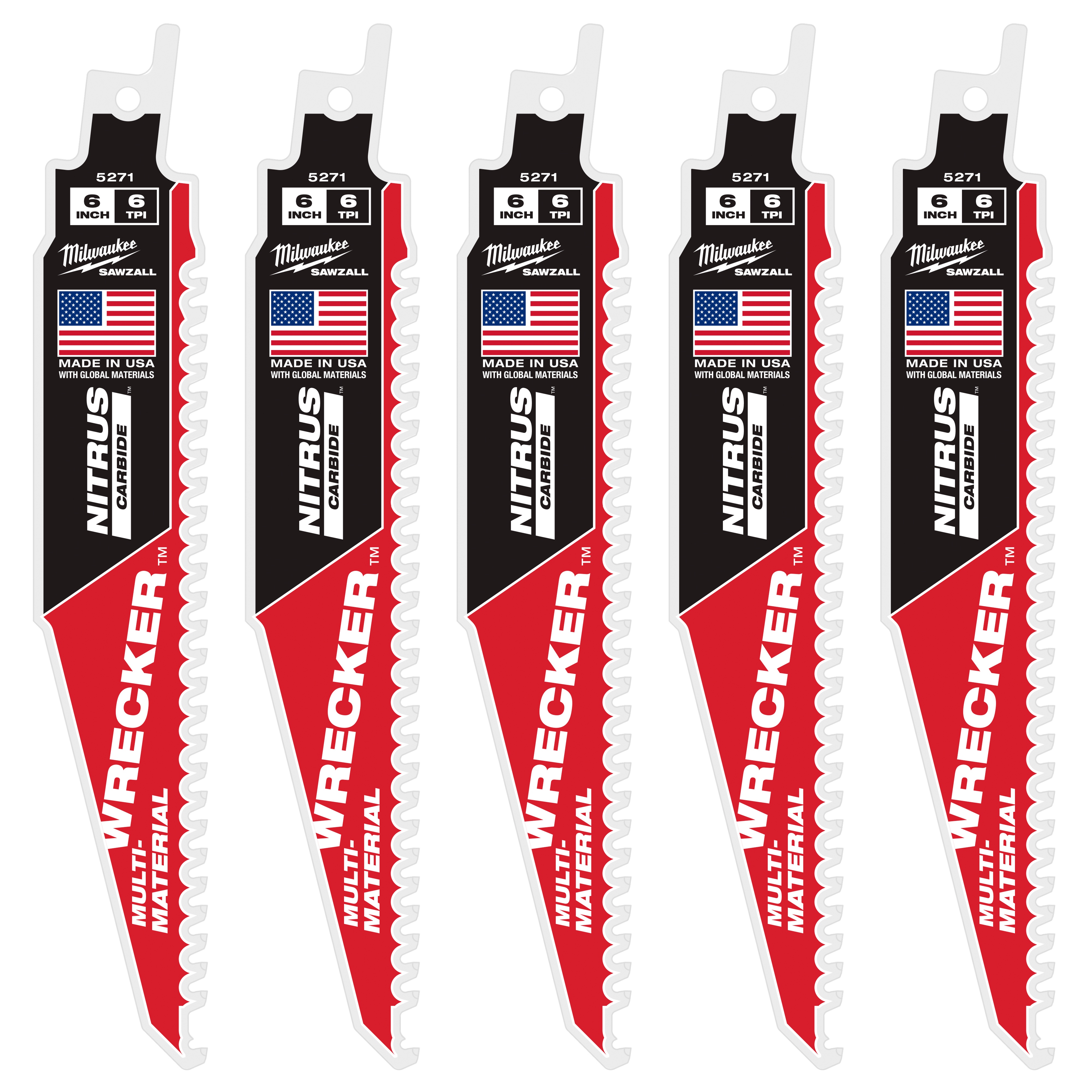 Milwaukee® 48-00-5571 Reciprocating Saw Blades