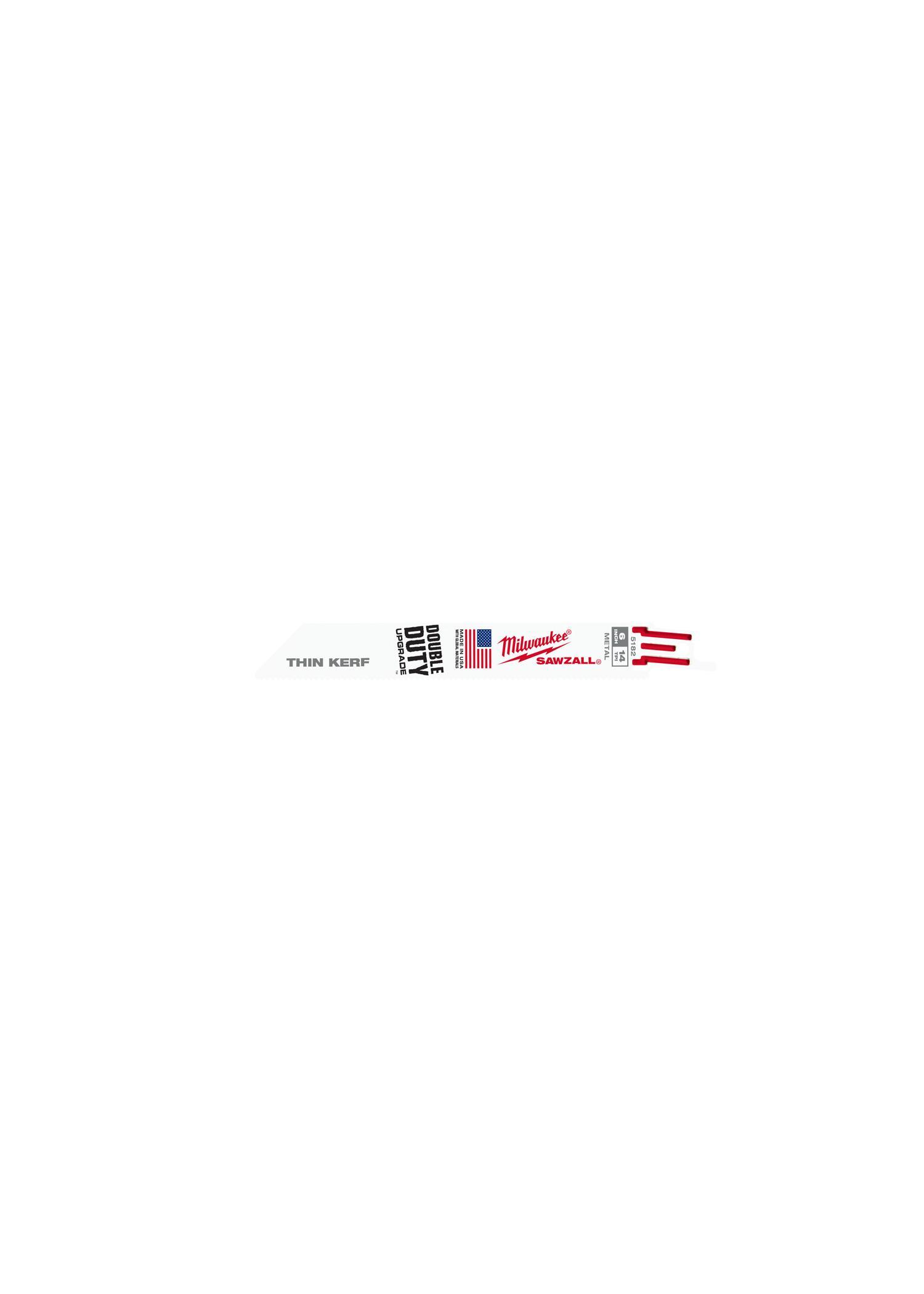 Milwaukee® 48-00-4182 Reciprocating Saw Blades