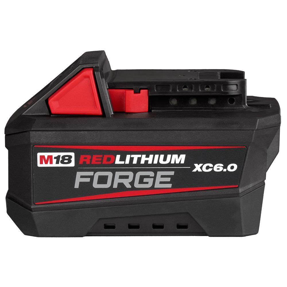 Milwaukee® 48-11-1861 M18™ REDLITHIUM™ FORGE™ Cordless Battery Pack, Li-Ion Battery, 18 V Charge