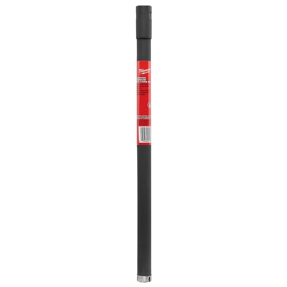 Milwaukee® 48-17-3015 Premium Grade Wet Core Bit, 1-1/2 in Drill - Fraction, 1.5 in Drill - Decimal Inch