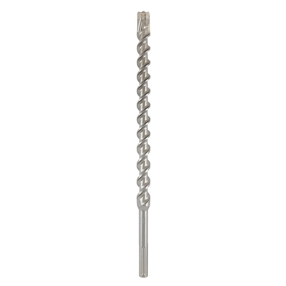 Milwaukee® 48-20-3954 4-Cutter Rotary Hammer Drill Bit, 1 in Drill Bit, 45/64 in SDS-Max Shank, 16 in D Cutting, Carbide Cutting Edge, 21 in OAL