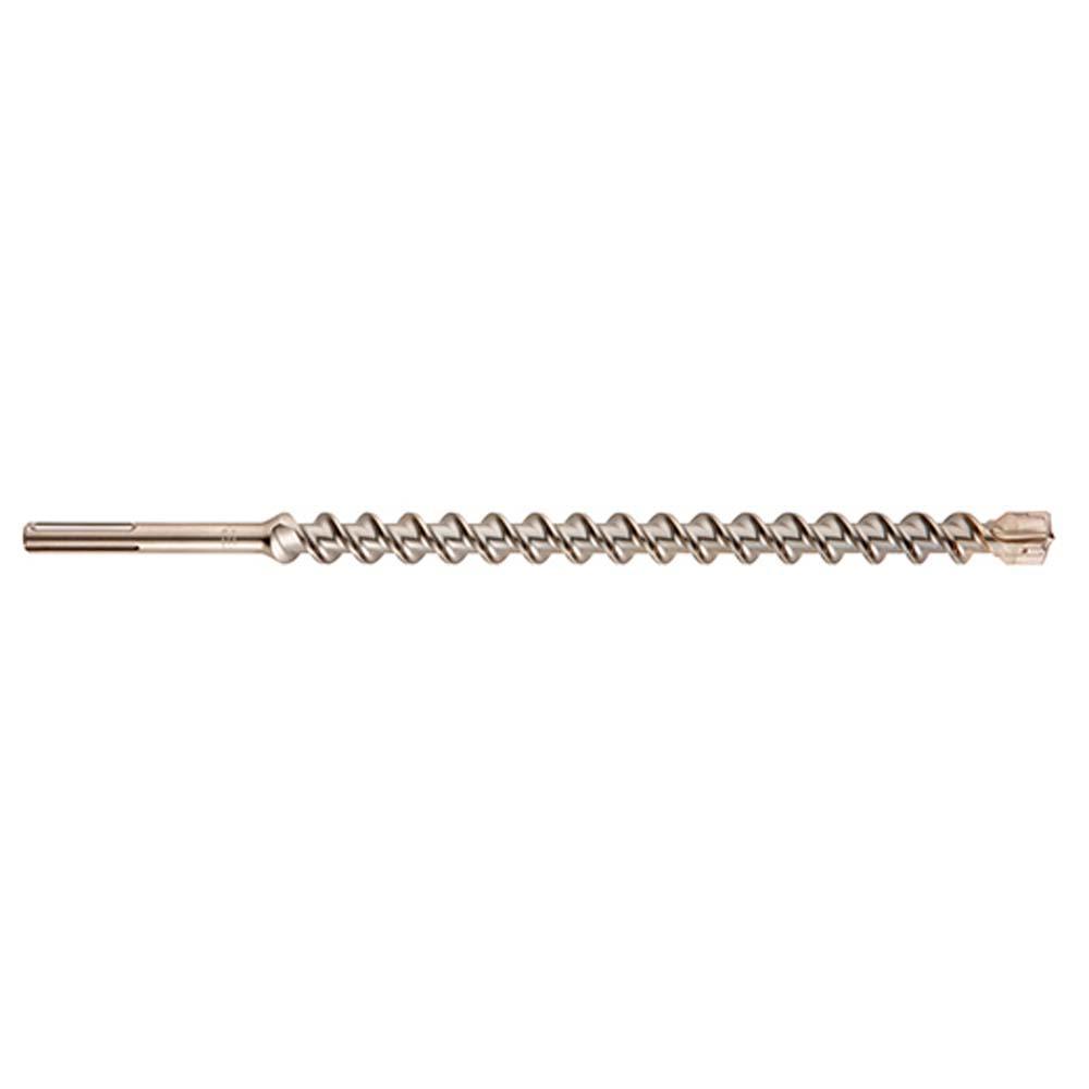 Milwaukee® MX4™ 48-20-3967 4-Cutter Rotary Hammer Drill Bit, 1-1/8 in Drill Bit, 45/64 in, 31 in D Cutting, Carbide Cutting Edge, 36 in OAL