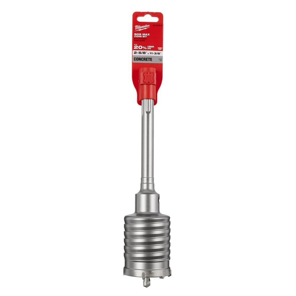 Milwaukee® 48-20-5412 1-Piece Core Bit, 2-5/8 in Drill - Fraction, 2.625 in Drill - Decimal Inch