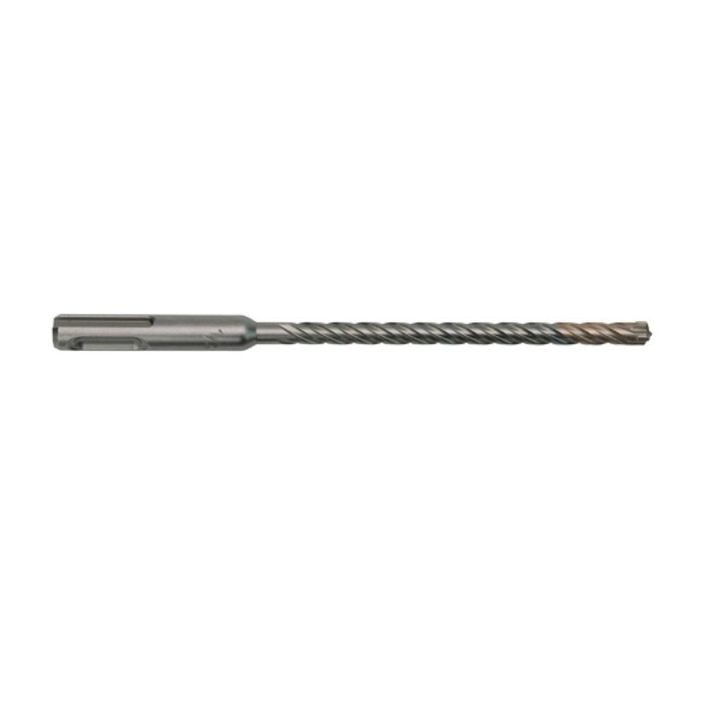 Milwaukee® MX4™ 48-20-7335 4-Cutter Rotary Hammer Drill Bit, 1/4 in Drill Bit, 25/64 in, 10 in D Cutting, Carbide Cutting Edge, 12 in OAL