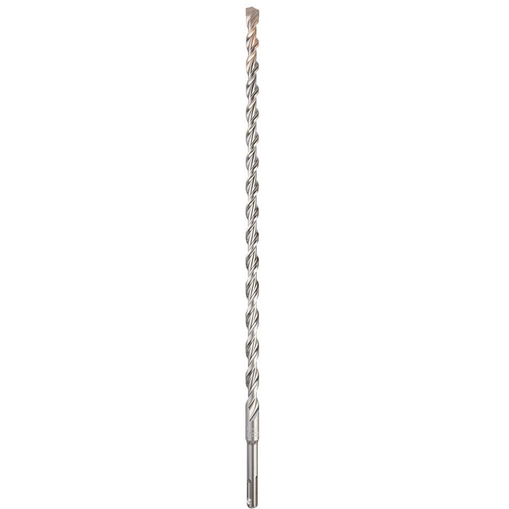 Milwaukee® M12™ 48-20-7479 2-Cutter Rotary Hammer Drill Bit, 1/2 in Drill Bit, 25/64 in SDS-Plus Shank, 22 in D Cutting, Carbide Cutting Edge, 24 in OAL