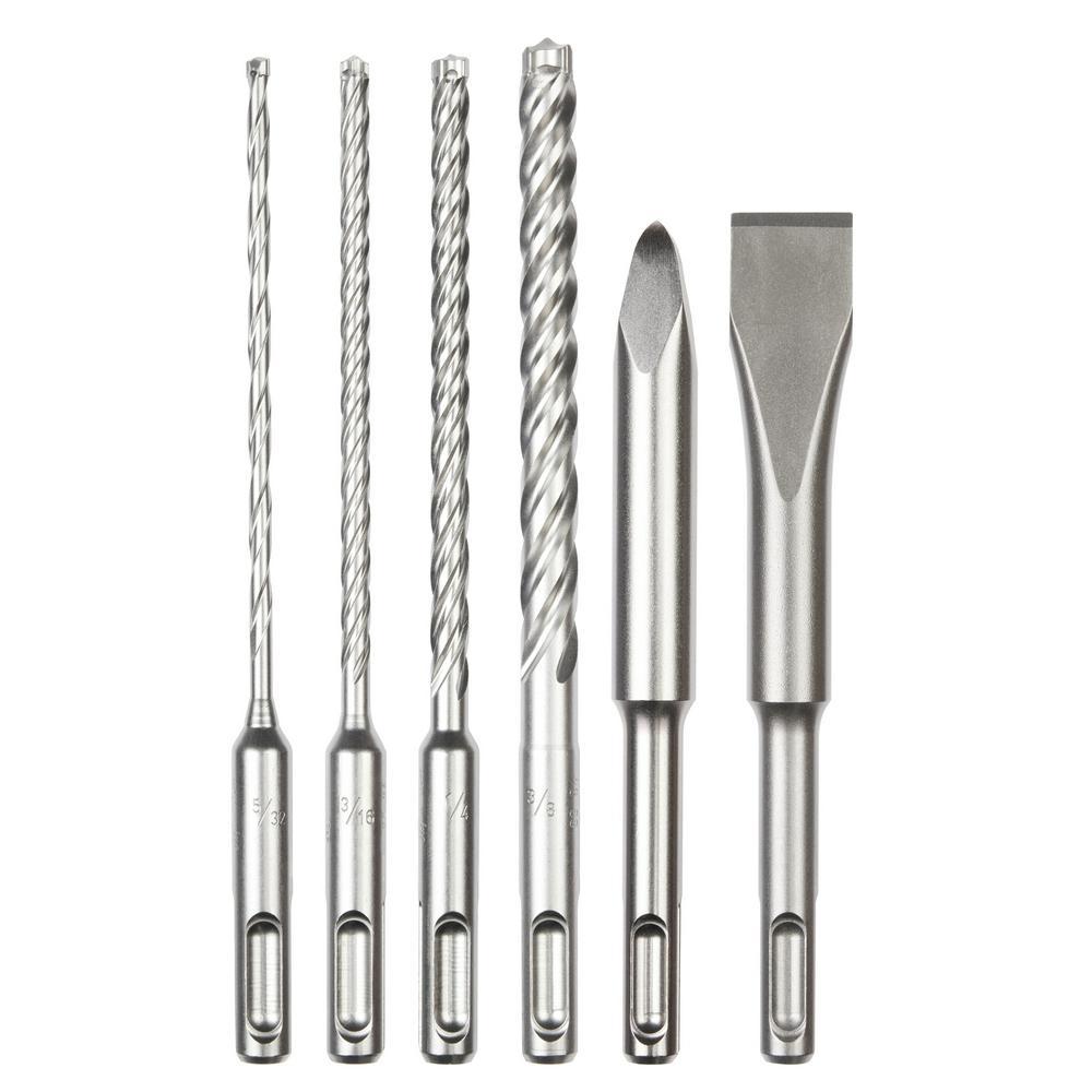 Milwaukee® 48-20-7662 4-Cutter Drill Bit, 13/32 in Shank SDS-Plus Shank, Carbide Cutting Edge