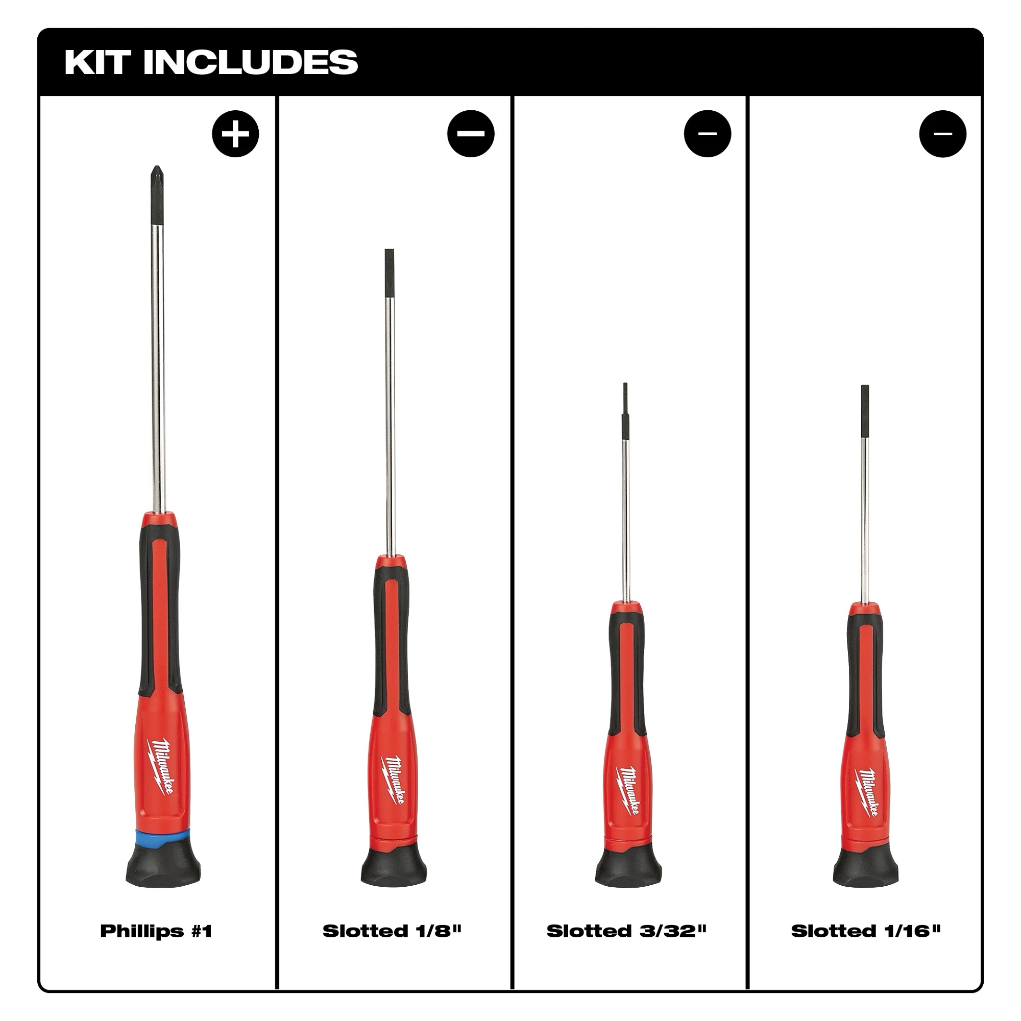 Milwaukee® 48-22-2604 Screwdriver Sets