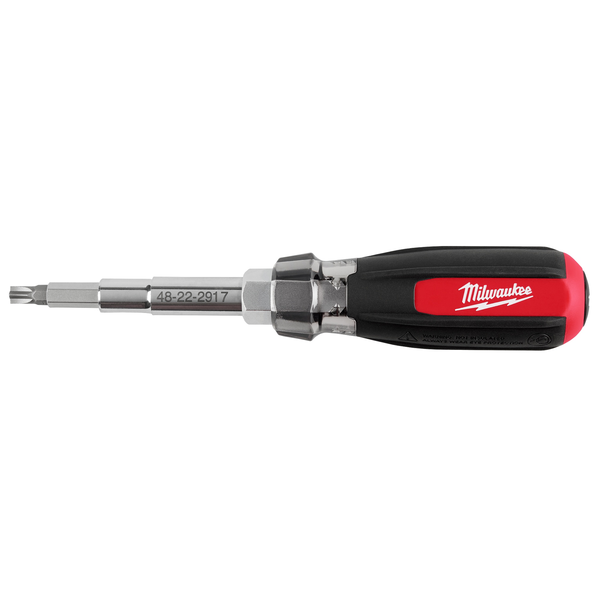 Milwaukee® 48-22-2917 13-in-1 Screwdriver, 13 Pieces, Cushion Grip Handle, Steel