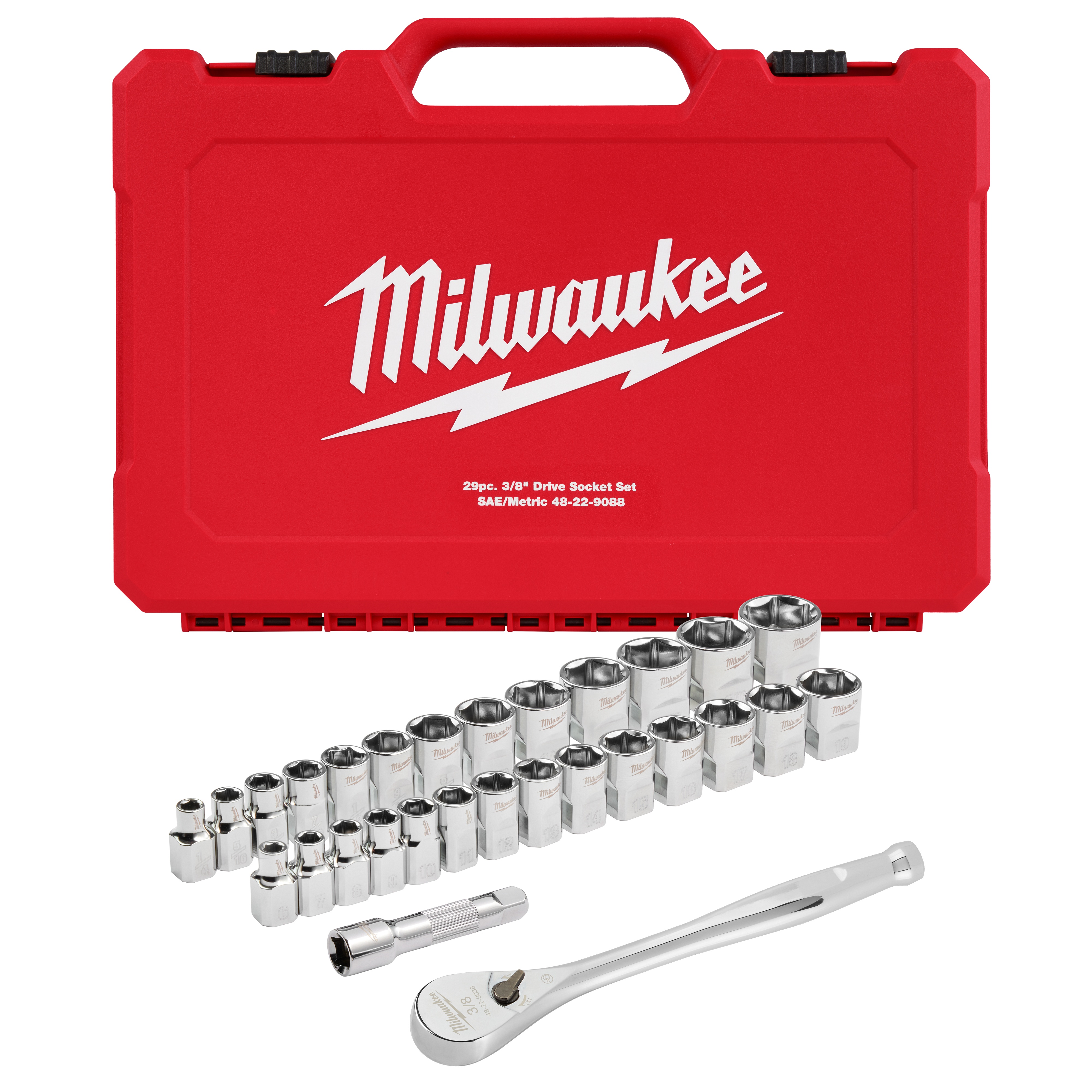 Milwaukee® 48-22-9088 Ratcheting Socket Wrench Sets