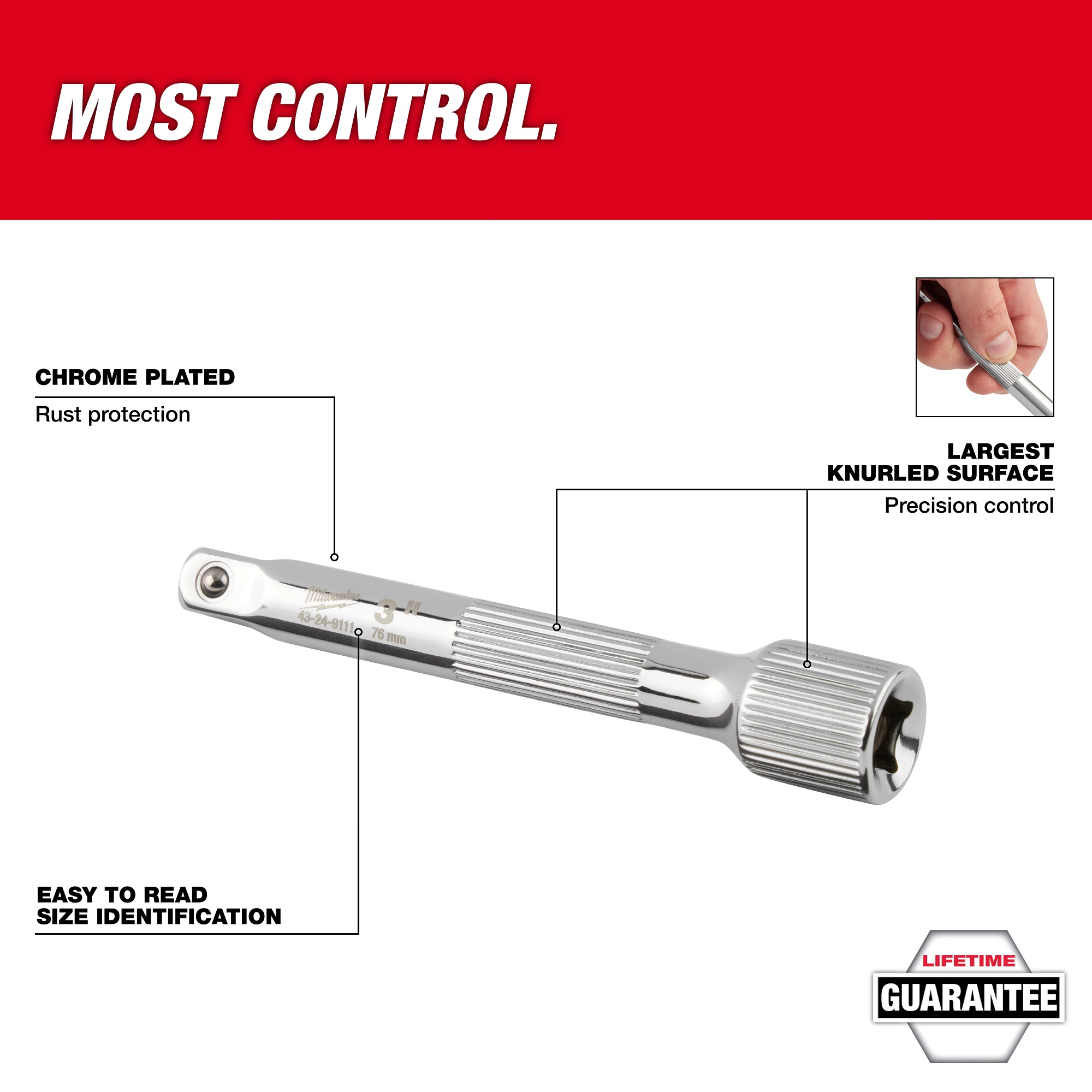 Milwaukee® 43-24-9106 Socket Extensions