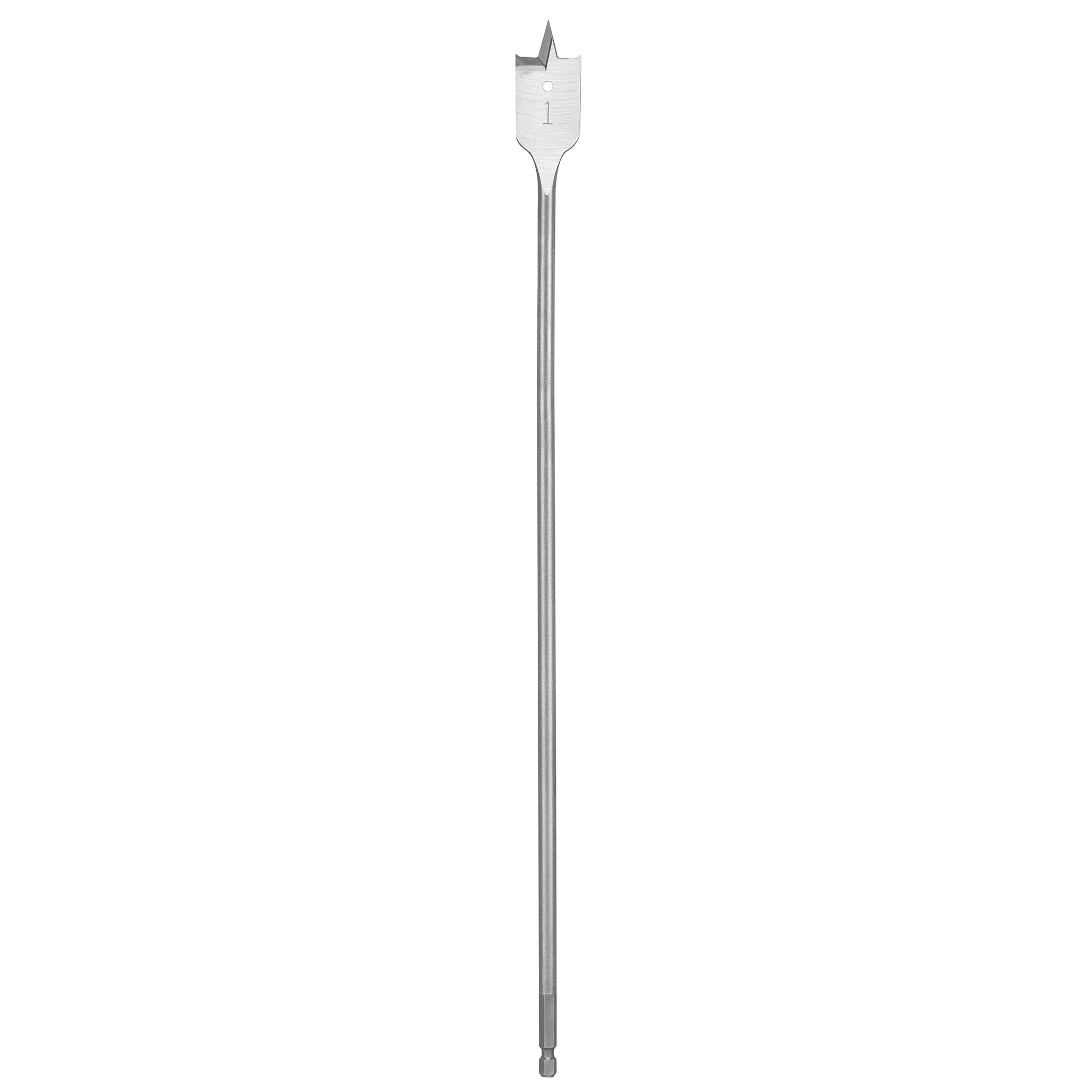 Milwaukee® 48-27-0195 Flat Boring Bit, 1 in Dia, 16 in OAL, Flat Flute, 1/4 in Shank