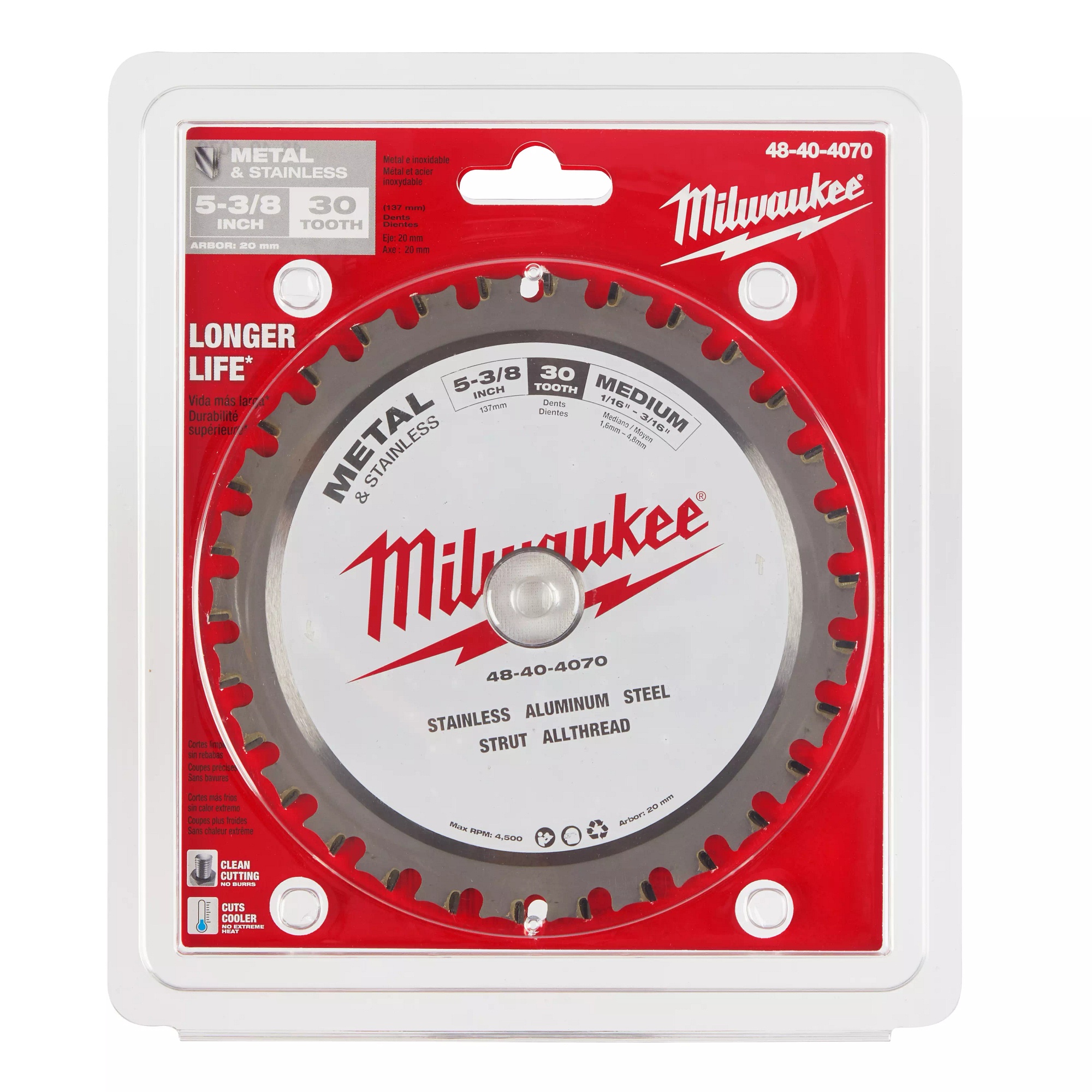 Milwaukee® 48-40-4070 Circular Saw Blades