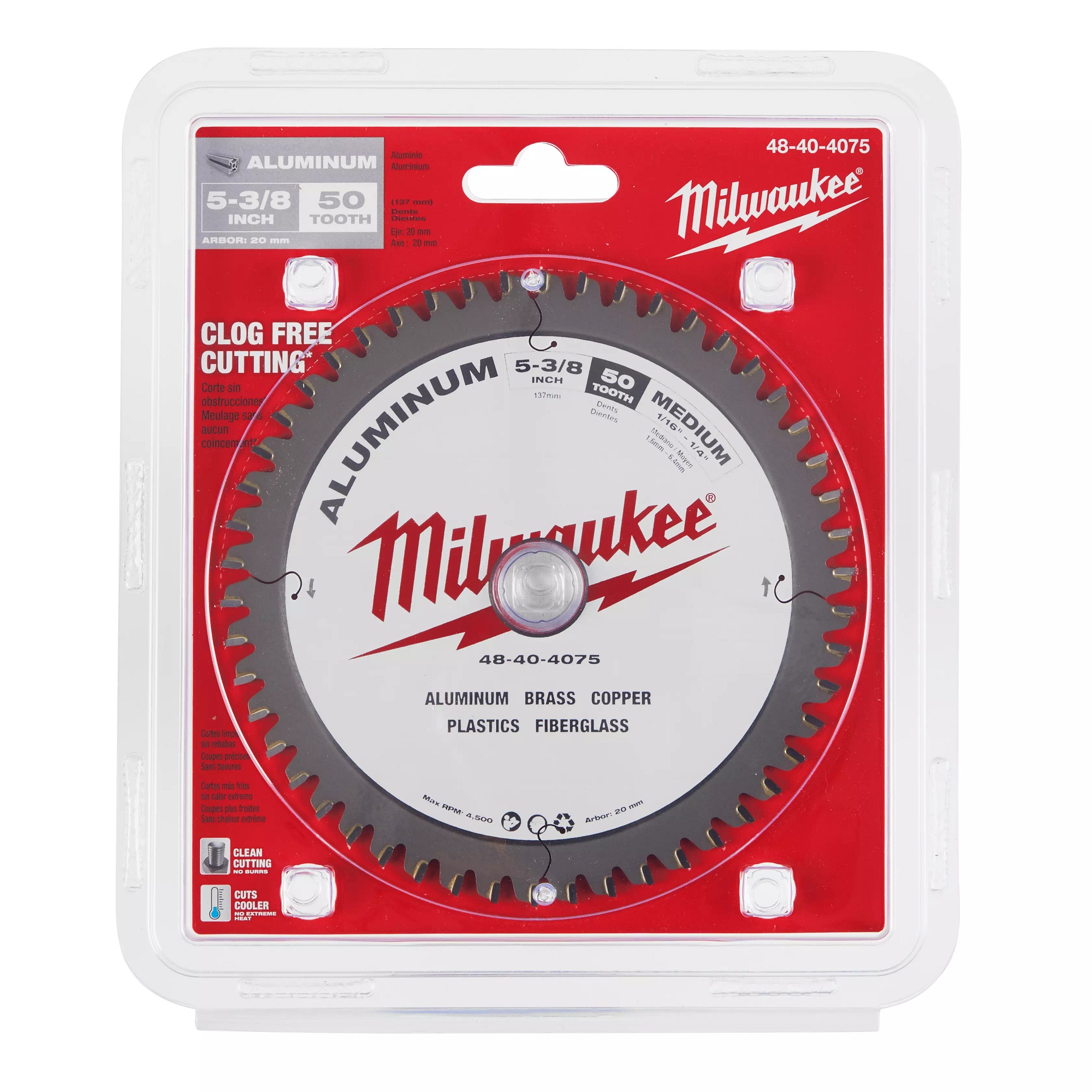Milwaukee® 48-40-4075 Circular Saw Blades