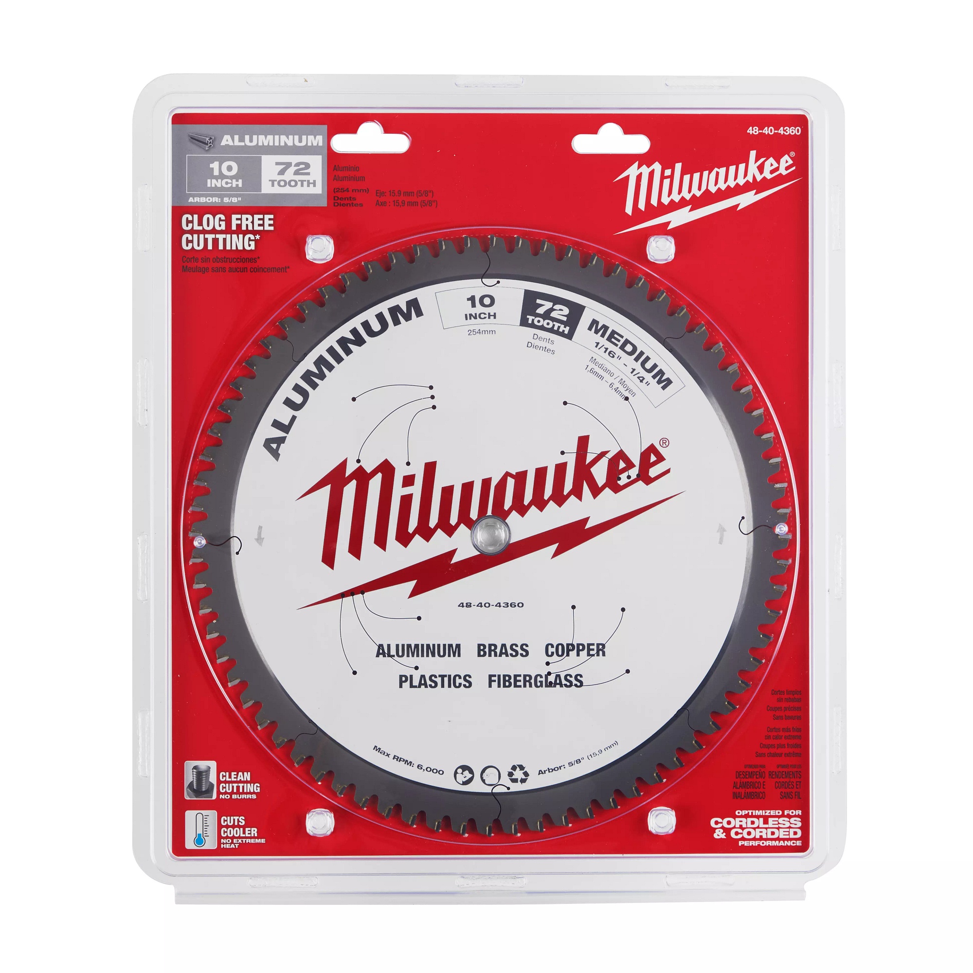 Milwaukee® 48-40-4360 Circular Saw Blades