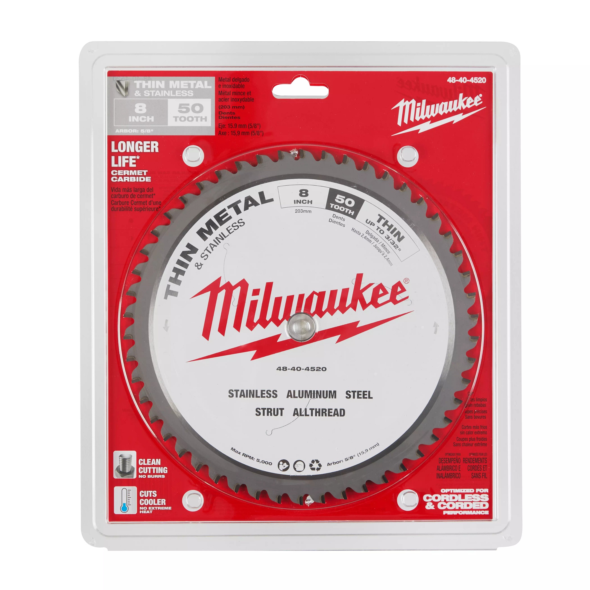 Milwaukee® 48-40-4520 Circular Saw Blades