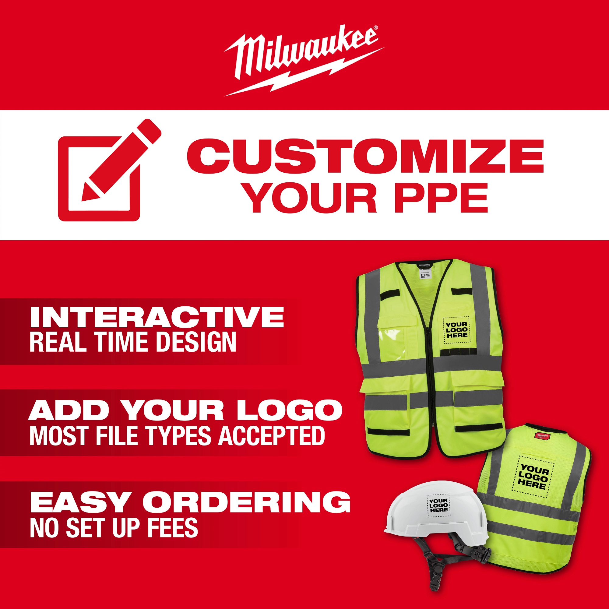 Milwaukee® 48-73-5023 High Visibility Safety Vests