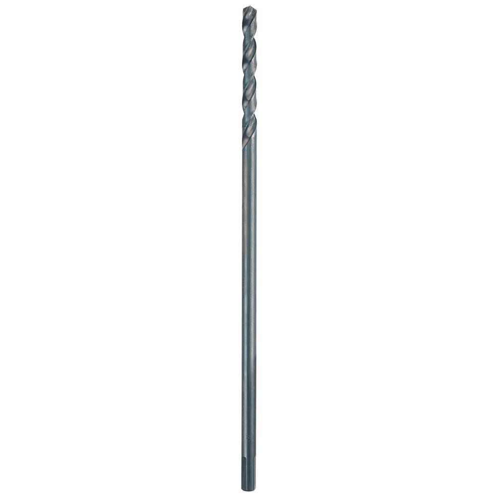 Milwaukee® 48-89-2774 Aircraft Length Drill Bit, 3/8 in Drill - Fraction, 0.375 in Drill - Decimal Inch, 135 deg Point, HSS